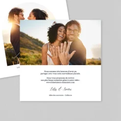 Carte Remerciement Mariage Avec Photo^Planet cards Arche Simple