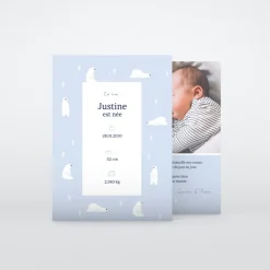 Faire-part Naissance Animaux | Faire-part Naissance Fille^Planet cards Arctique Ours