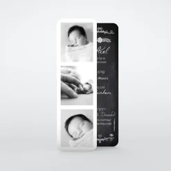Faire-part Naissance Marque-page | Faire-part Naissance Garçon^Planet cards Ardoise vintage fleuri