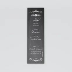 Faire-part Naissance Marque-page | Faire-part Naissance Garçon^Planet cards Ardoise vintage fleuri