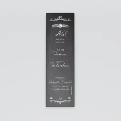 Faire-part Naissance Marque-page | Faire-part Naissance Garçon^Planet cards Ardoise vintage fleuri