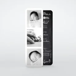 Faire-part Naissance Marque-page | Faire-part Naissance Garçon^Planet cards Ardoise vintage fleuri