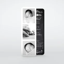 Faire-part Naissance Marque-page | Faire-part Naissance Garçon^Planet cards Ardoise vintage fleuri