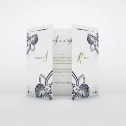 Faire-part Mariage Chic^Planet cards Art nouveau et arabesque