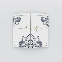 Faire-part Mariage Chic^Planet cards Art nouveau et arabesque