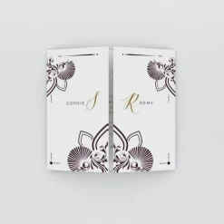 Faire-part Mariage Chic^Planet cards Art nouveau et arabesque
