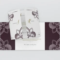 Faire-part Mariage Chic^Planet cards Art nouveau et arabesque