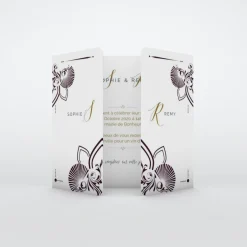 Faire-part Mariage Chic^Planet cards Art nouveau et arabesque