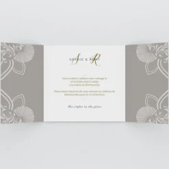 Faire-part Mariage Chic^Planet cards Art nouveau et arabesque
