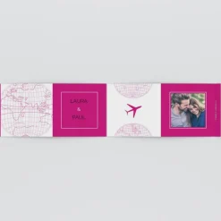 Boîte À Dragées Mariage^Planet cards Autour du monde
