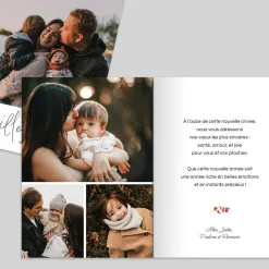 Carte De Vœux Famille | Carte De Vœux Photo^Planet cards Baies d'hiver