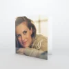Faire-part Décès^Planet cards Bandeau transparent