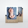 Faire-part Naissance Garçon^Planet cards Bandes et Kraft