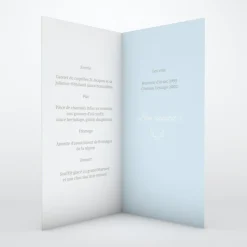Menu Baptême^Planet cards Baptême Délicat