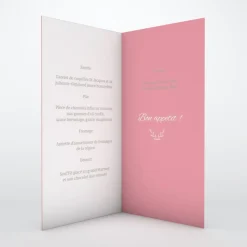 Menu Baptême^Planet cards Baptême Délicat