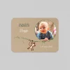 Faire-part Baptême Civil^Planet cards Bébé Singe Jungle