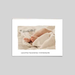 Faire-part Naissance Fille^Planet cards Belle Calligraphie
