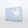 Faire-part Communion^Planet cards Belle colombe blanche