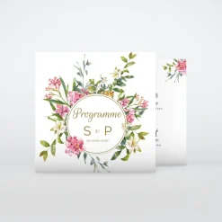Programme De Mariage^Planet cards Belle Nature