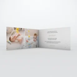 Faire-part Naissance Garçon^Planet cards Bienvenue étoilée
