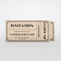 Carte Invitation Anniversaire Adulte Vintage | Carte Invitation Anniversaire Adulte Originale^Planet cards Billet Vintage