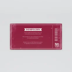 Carte Invitation Anniversaire Adulte Vintage^Planet cards Billet VIP