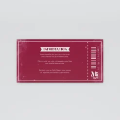 Carte Invitation Anniversaire Adulte Vintage^Planet cards Billet VIP