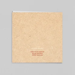Faire-part Confirmation^Planet cards Blanche Douceur