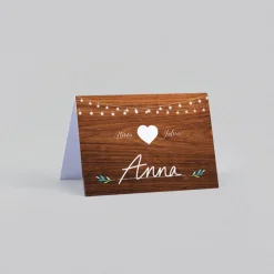 Marque-place Mariage^Planet cards Bocal fleuri