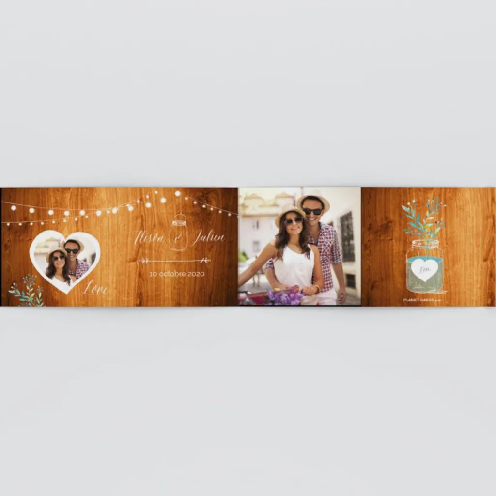 Boîte À Dragées Mariage^Planet cards Bocal fleuri