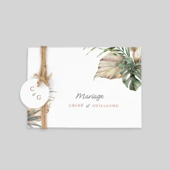 Faire-part Mariage Bohème | Gamme Complète^Planet cards Bohème des Iles et Photos