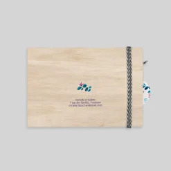 Faire-part Mariage Champêtre^Planet cards Bois Floral