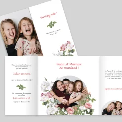 Faire-part Mariage Champêtre | Gamme Complète^Planet cards Bonheur En Famille