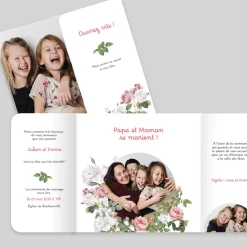 Faire-part Mariage Champêtre | Gamme Complète^Planet cards Bonheur En Famille