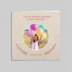 Faire-part Mariage Champêtre^Planet cards Bonne Nouvelle