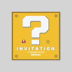 Carte Invitation Anniversaire Enfant Garçon^Planet cards Boîte Mystère