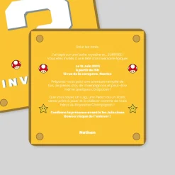 Carte Invitation Anniversaire Enfant Garçon^Planet cards Boîte Mystère