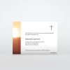 Carte Remerciement Décès^Planet cards Bougie allumée et croix