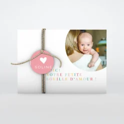 Faire-part Naissance Fille^Planet cards Bouille D'Amour Fille