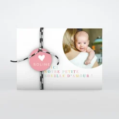Faire-part Naissance Fille^Planet cards Bouille D'Amour Fille