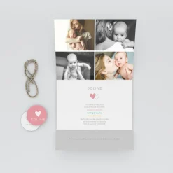 Faire-part Naissance Fille^Planet cards Bouille D'Amour Fille