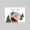 Carte De Noël Photo^Planet cards Boule à neige