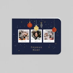 Carte De Noël Photo^Planet cards Boule de Noël et Photos