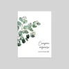 Coupon-réponse Mariage^Planet cards Bouquet d'eucalyptus