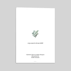 Faire-part Mariage Chic | Faire-part Mariage Champêtre^Planet cards Bouquet d'eucalyptus