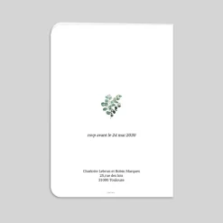 Faire-part Mariage Chic | Faire-part Mariage Champêtre^Planet cards Bouquet d'eucalyptus