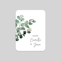 Faire-part Mariage Chic | Faire-part Mariage Champêtre^Planet cards Bouquet Eucalyptus