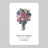 Créations En Collaboration | Faire-part Mariage Champêtre^Planet cards Bouquet Fleuri