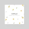 Créations En Collaboration | Faire-part Naissance Fille^Planet cards Boutons D'or
