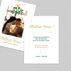 Carte De Vœux Nature | Carte De Vœux Photo^Planet cards Branche de Gui